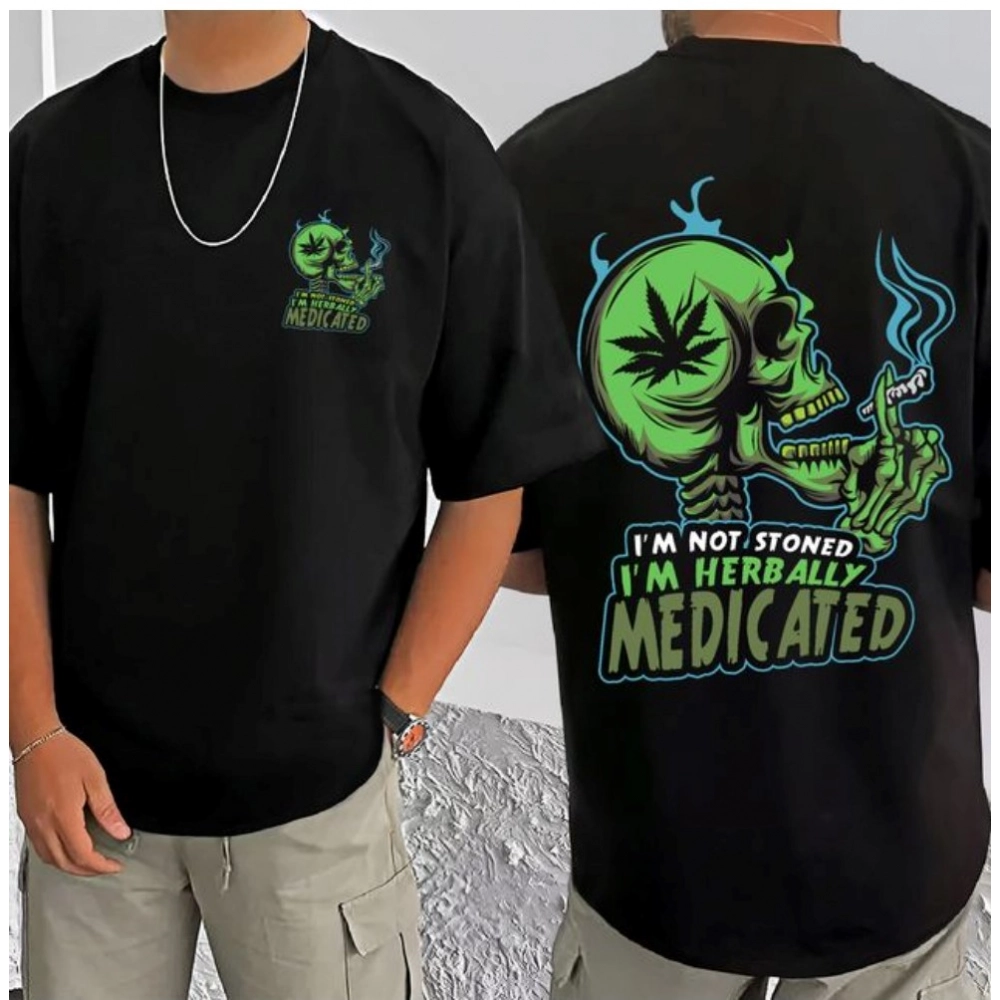 men's casual cotton blend printed round neck half sleeve t shirt (black) men's casual cotton blend printed round neck half sleeve t shirt (black)