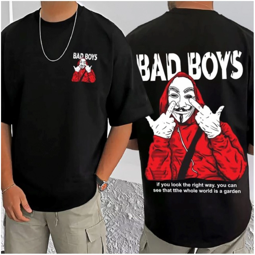 men's casual cotton blend printed round neck half sleeve t shirt (black) men's casual cotton blend printed round neck half sleeve t shirt (black)