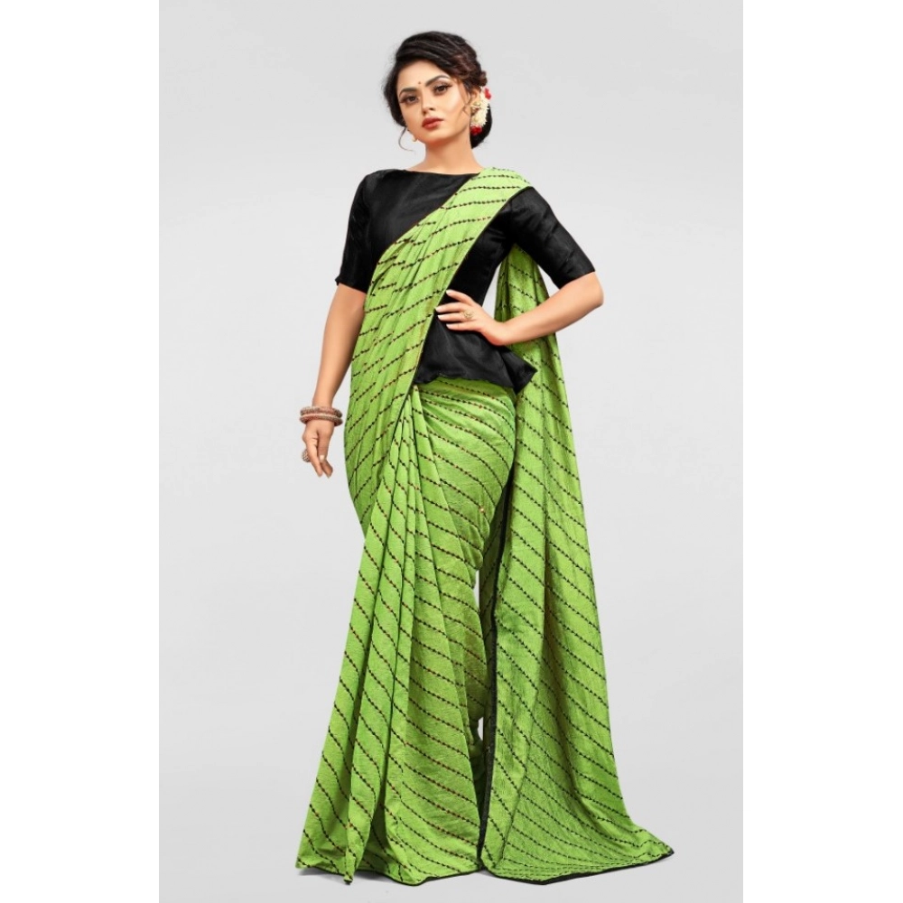 generic women's vichitra saree with blouse (lightgreen, 5 6 mtrs) generic women's vichitra saree with blouse (lightgreen, 5 6 mtrs)