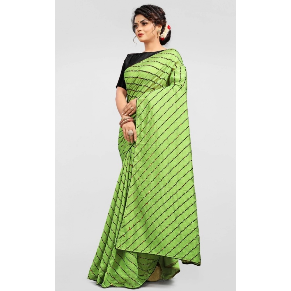 generic women's vichitra saree with blouse (lightgreen, 5 6 mtrs) generic women's vichitra saree with blouse (lightgreen, 5 6 mtrs)