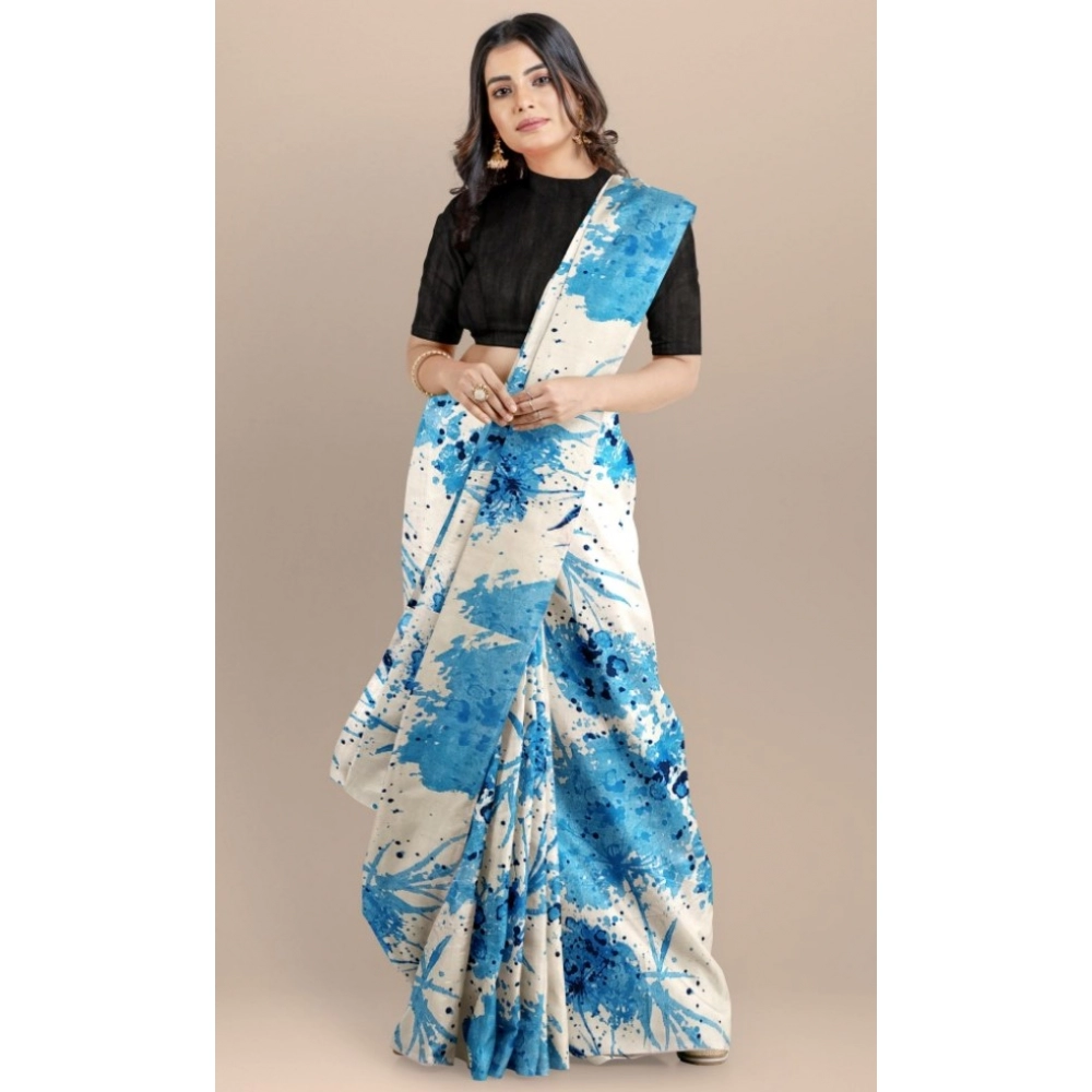 generic women's joya silk saree with blouse (sky, 5 6 mtrs) generic women's joya silk saree with blouse (sky, 5 6 mtrs)