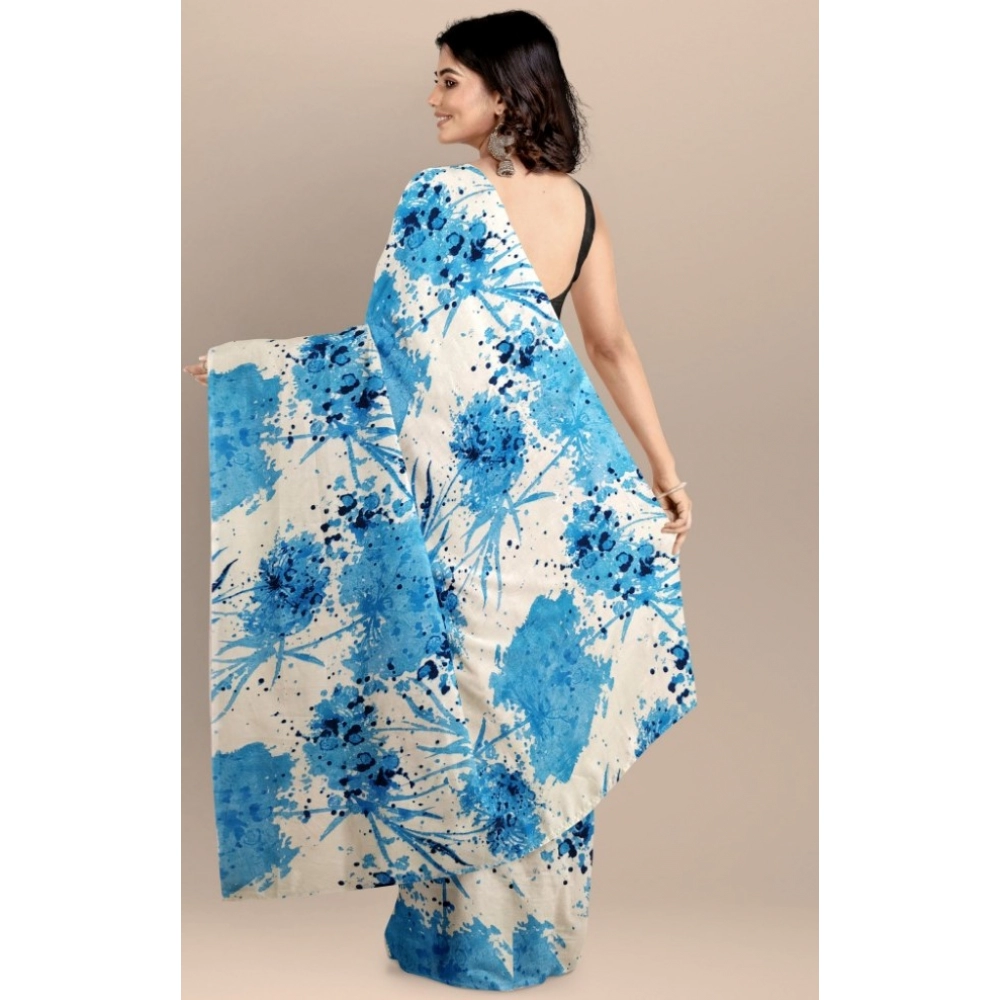 generic women's joya silk saree with blouse (sky, 5 6 mtrs) generic women's joya silk saree with blouse (sky, 5 6 mtrs)