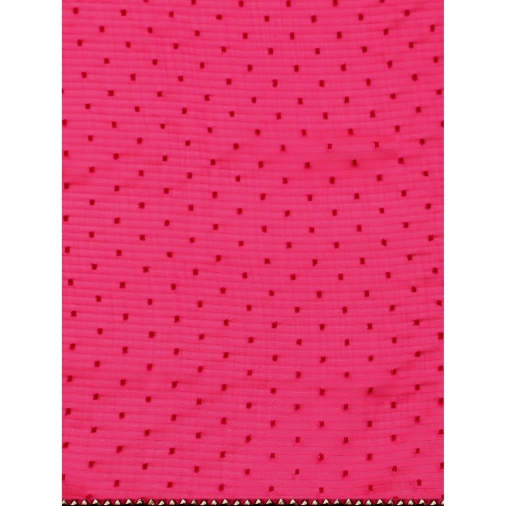 generic women's silk blend embellished saree with unstitched blouse 5.5mtr (pink) generic women's silk blend embellished saree with unstitched blouse 5.5mtr (pink)