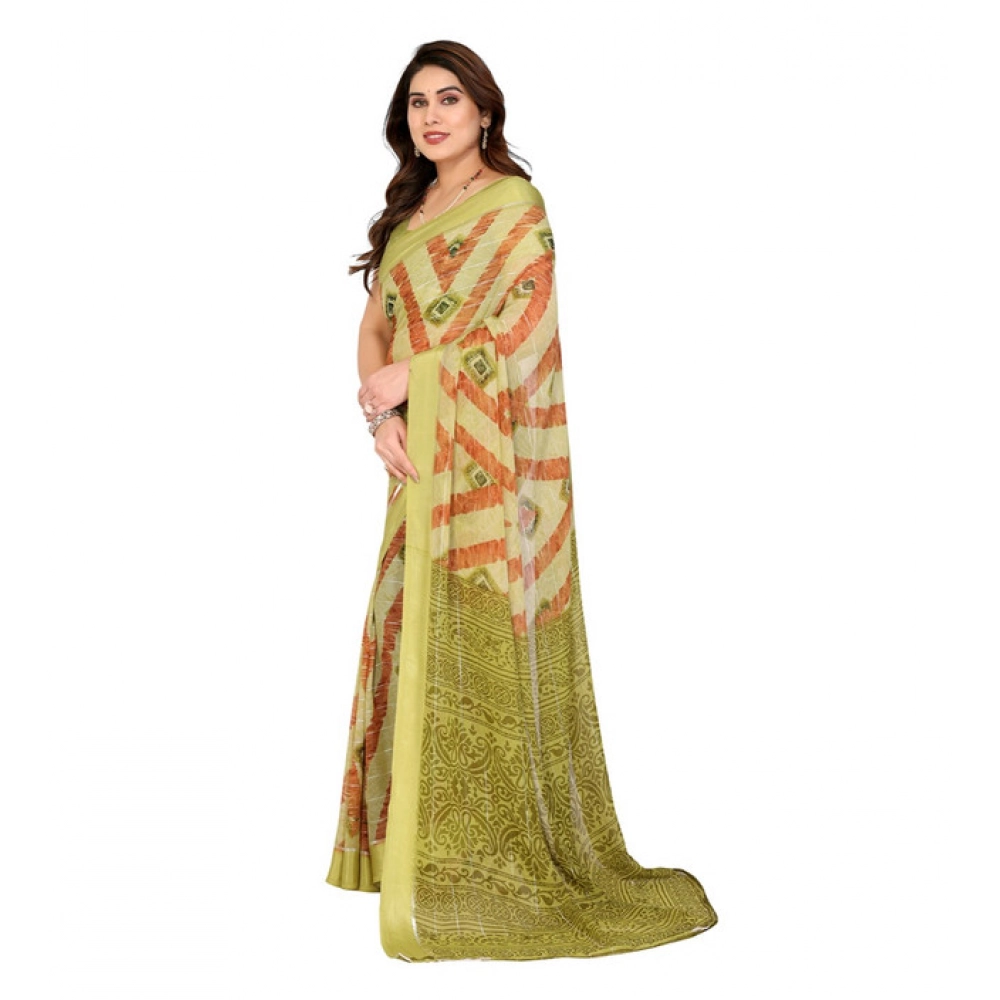 generic women's georgette printed saree with unstitched blouse 5.5mtr (multicolor) generic women's georgette printed saree with unstitched blouse 5.5mtr (multicolor)