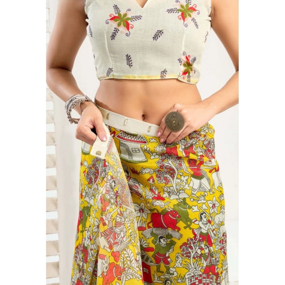 generic women's faux linen printed ready to wear saree with unstitched blouse 5.5 mtr (multicolor) generic women's faux linen printed ready to wear saree with unstitched blouse 5.5 mtr (multicolor)